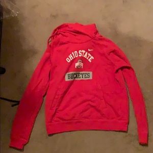 Ohio State Cowl Neck Hoodie